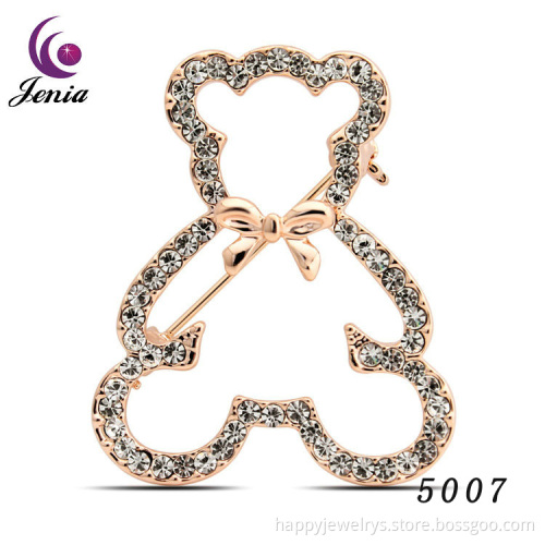 Jenia Women Cute Jewellery Hot Sale Style Popular Small Bear Brooch